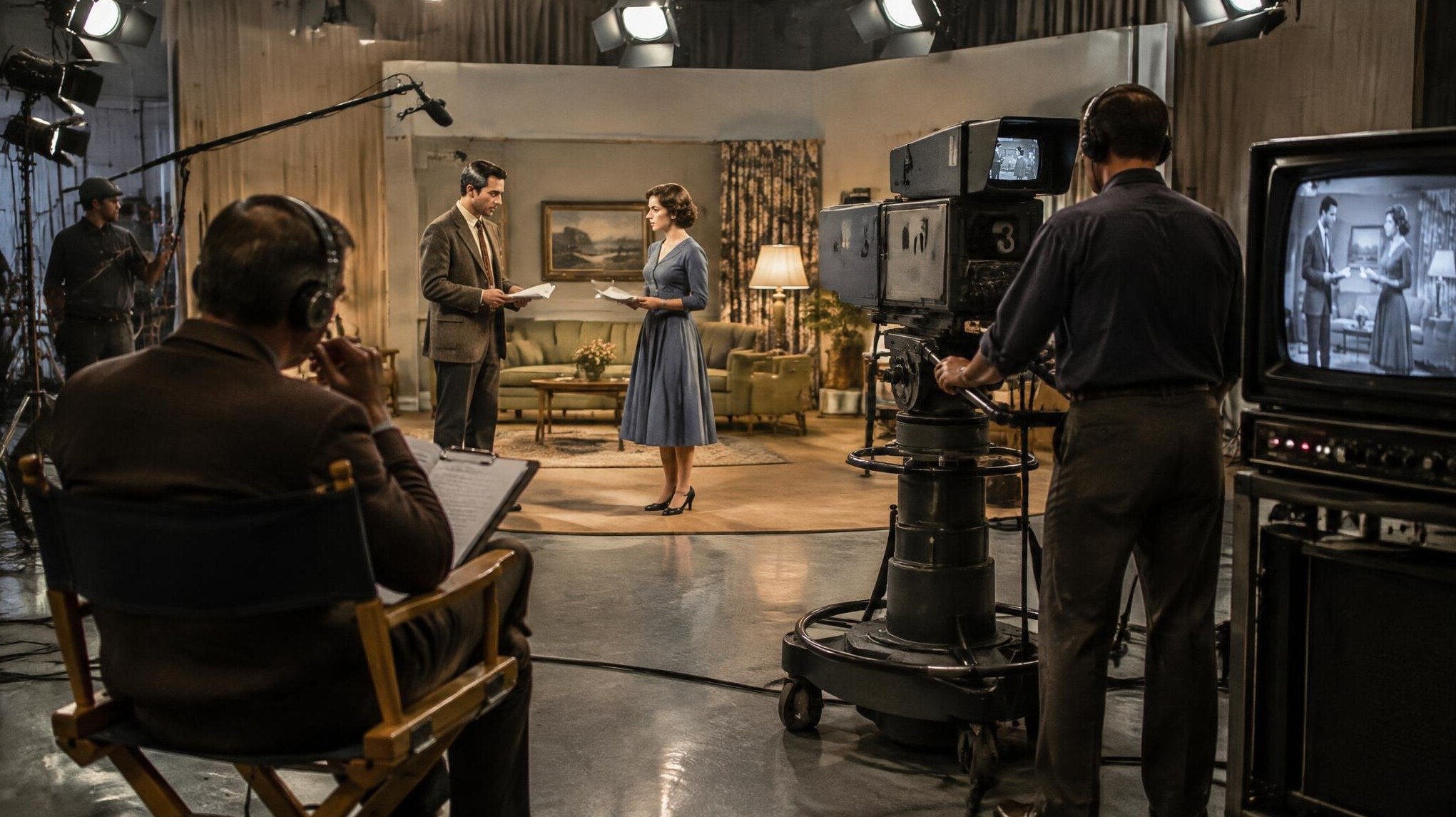 vintage tv studio
